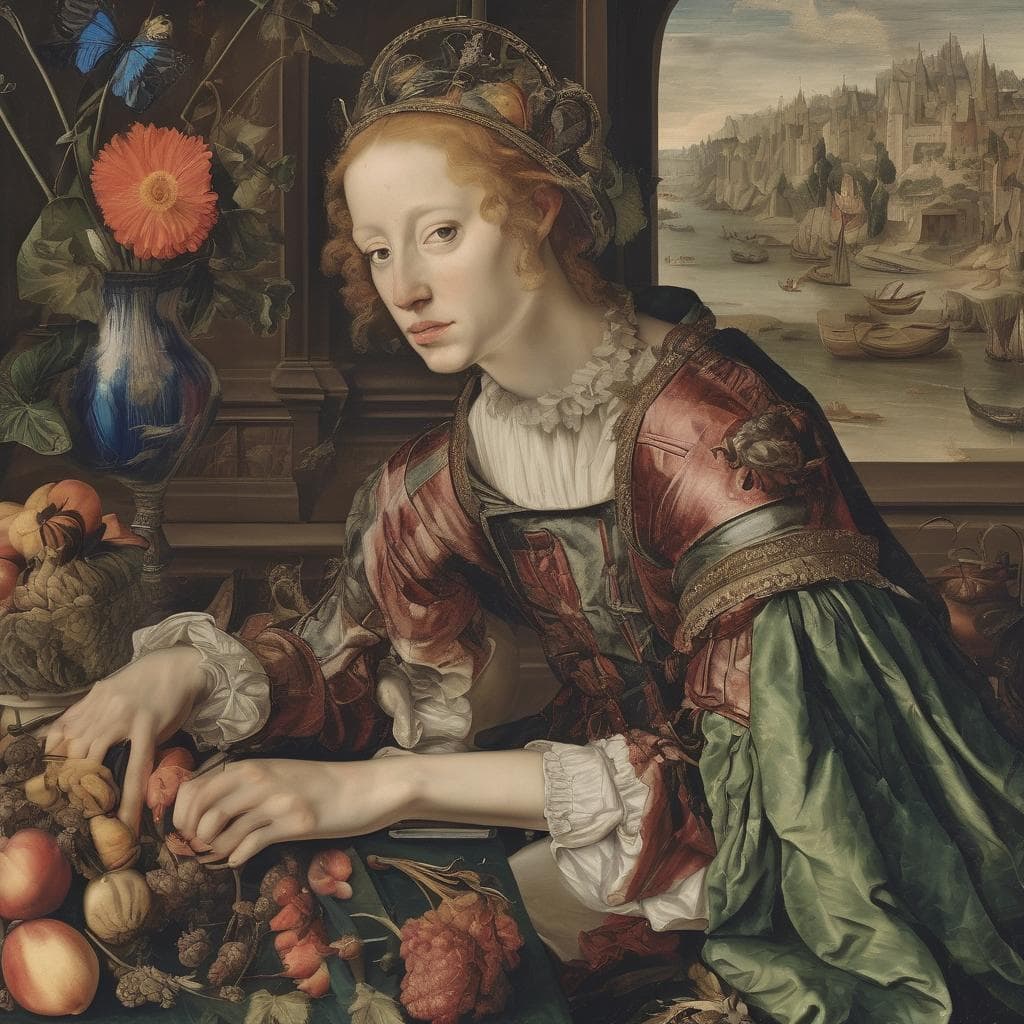 Φωτογραφία σχεδίου ελαιογραφίας με νεαρή γυναίκα σε άνετο περιβάλλον, σύγχρονη τέχνη και δημιουργία στην τέχνη.